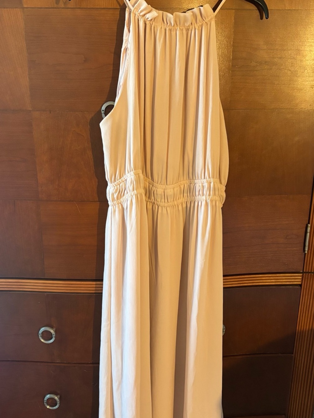 H&M Blush Pink Midi Dress